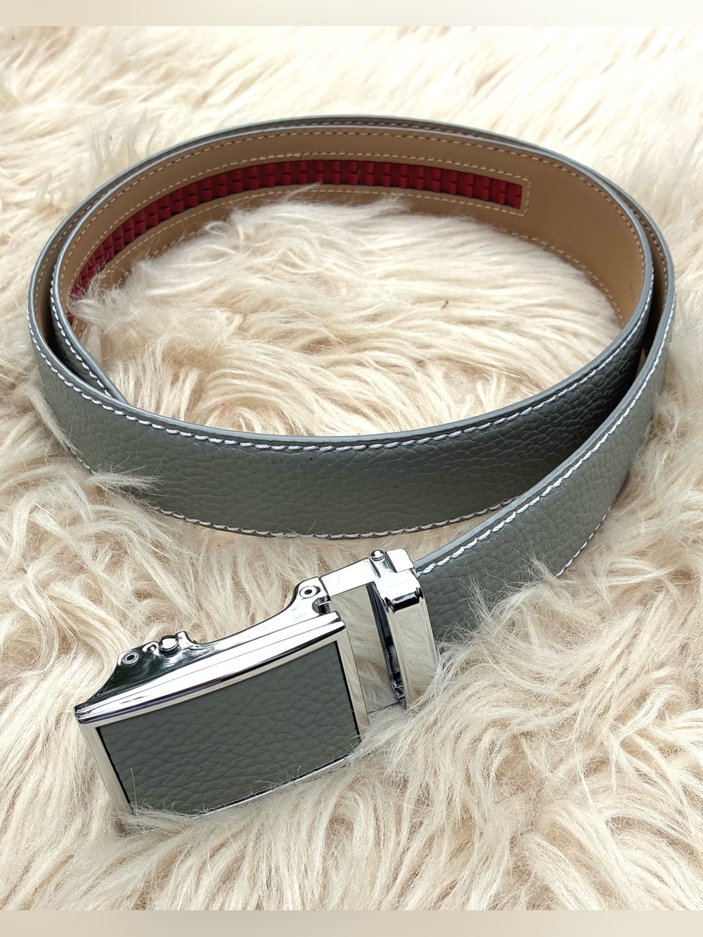 Nexbelt EUC Steel Gray Ratchet Belt 1 3/8”